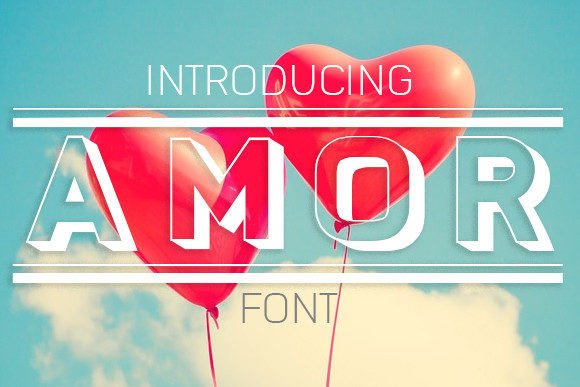 Amor: A 3D Display Font That Elevates Editorial Mood