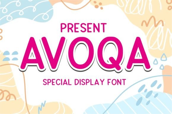 Avoqa: A Fun & Uplifting Display Font for Scroll-Stopping Brand Content