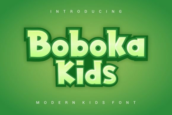 Boboka Kids Font for Playful Brand Campaigns