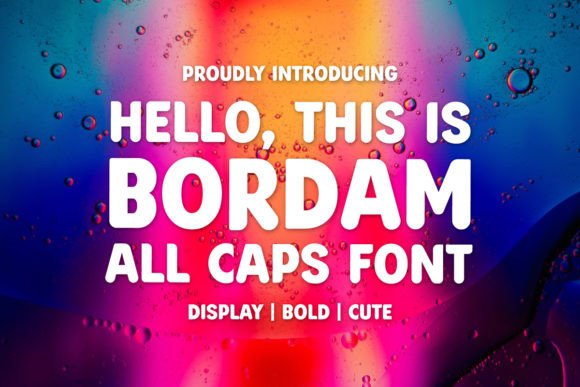 Bordam: A Bold All-Caps Display Font for Impactful Web Design