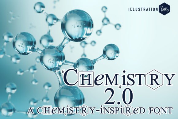 Chemistry 2.0: A Playful Serif Display Font for Science Makers
