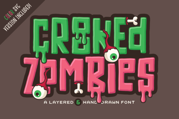 Crooked Zombies Font for Bold, Memorable Branding