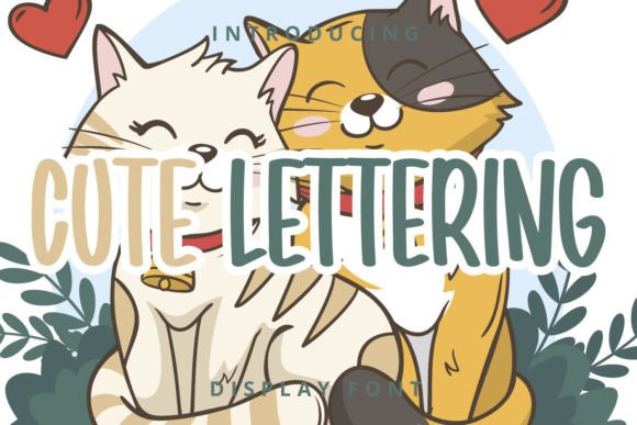 Cute Lettering Font for Small Business Branding