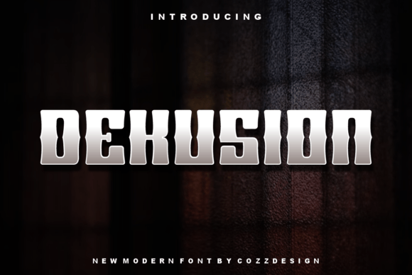 Dekusion: A Distinctive Display Font for Editorial Moments