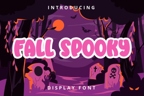Fall Spooky Font for Halloween-Themed Websites
