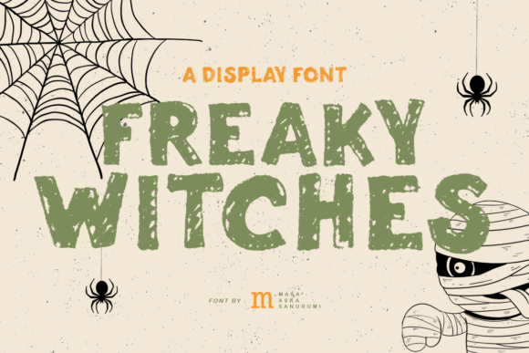 Freaky Witches Display Font for Spooky Campaign Visuals