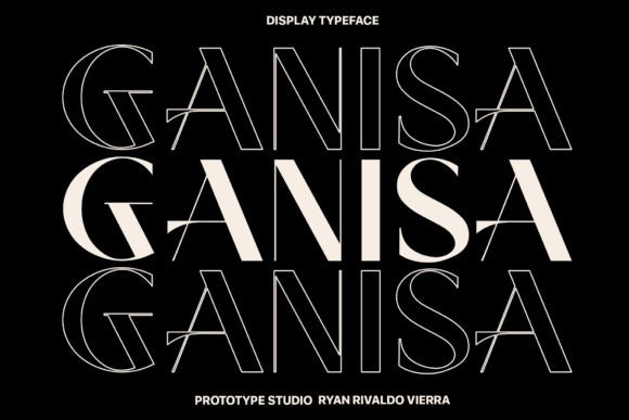 Ganisa: A Striking Modern Display Typeface