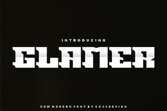 Glamer: A Modern Display Font for Bold Design Statements