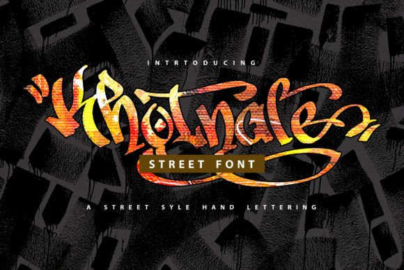 Khotnale: A Modern Graffiti-Style Display Font for Bold Branding