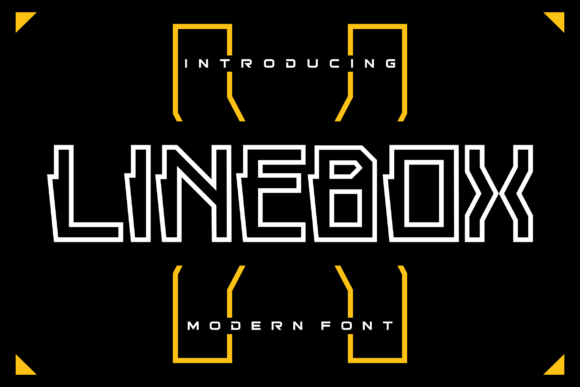 Linebox: A Classy Display Font for Elegant Campaigns