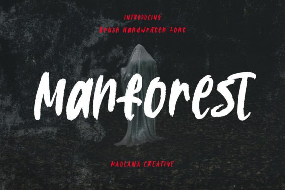 Manforest Handwritten Display Font for Modern Branding