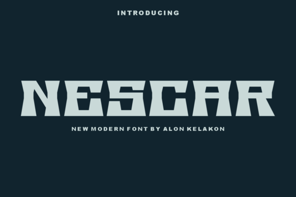 Nescar Display Font for Scroll-Stopping Brand Visuals