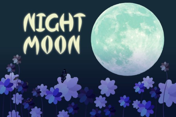 Nightmoon Font for Mysterious Brand Identity