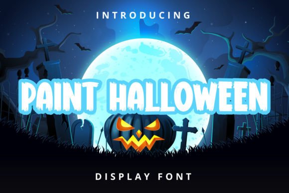 Paint Halloween Font for Bold Brand Visuals