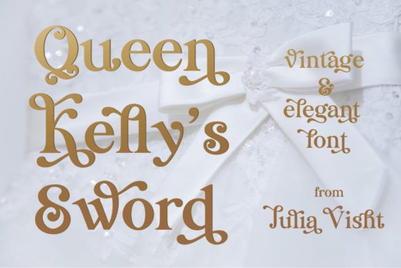 Queen Kelly’s Sword Font for Elegant Brand Identity Design