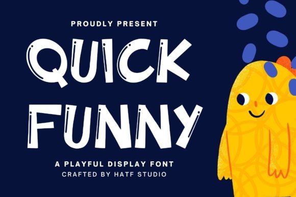 Quick Funny: A Playful Display Font That Makes Your Brand Instantly Memorable