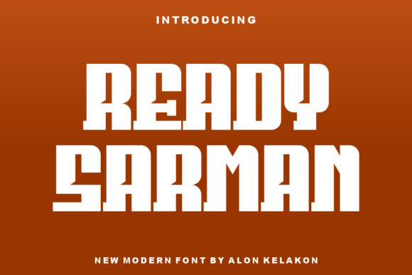 Ready Sarman Display Font for Modern Web Design