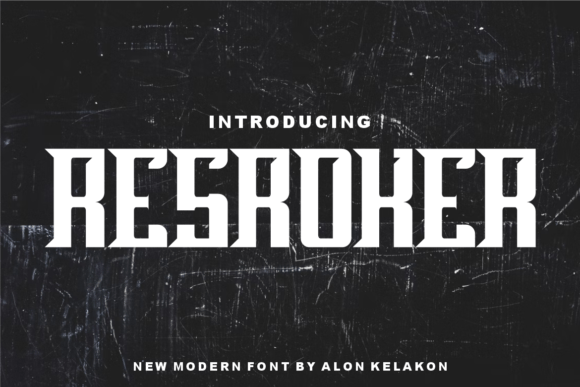 Resroker Display Font for Scroll-Stopping Visuals