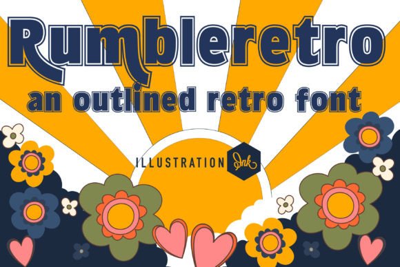 Rumbleretro Font: A Retro Sans Serif Display Font for Real Branding