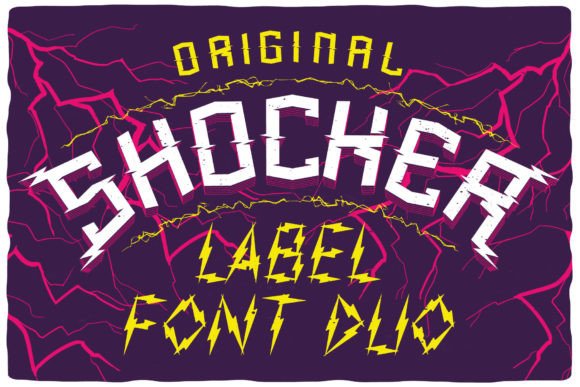 Shocker Display Font for Bold Brand Identity