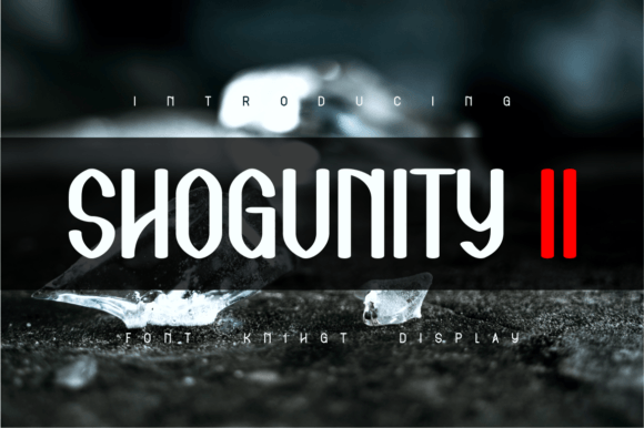 Shogunity Ii: A Modern Brush Display Font for Campaign-Ready Headlines