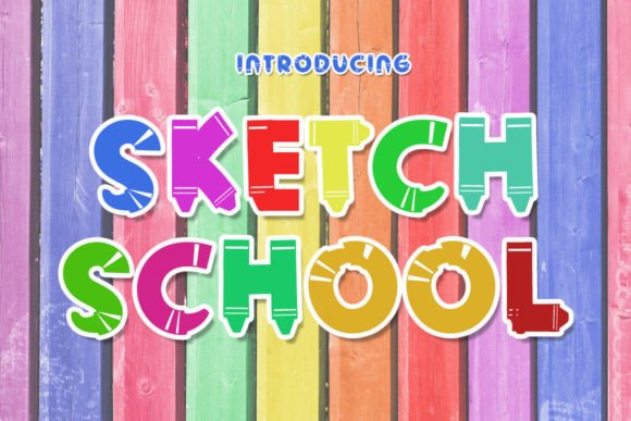 Sketch School: A Sweet, Elegant Display Font for Campaigns That Spark Joy