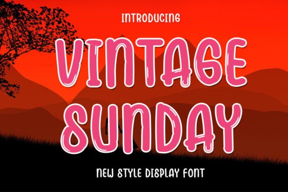 Vintage Sunday Font for Small Business Branding