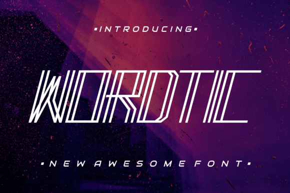 Wordtic: A Classy Display Font for Small Business Branding